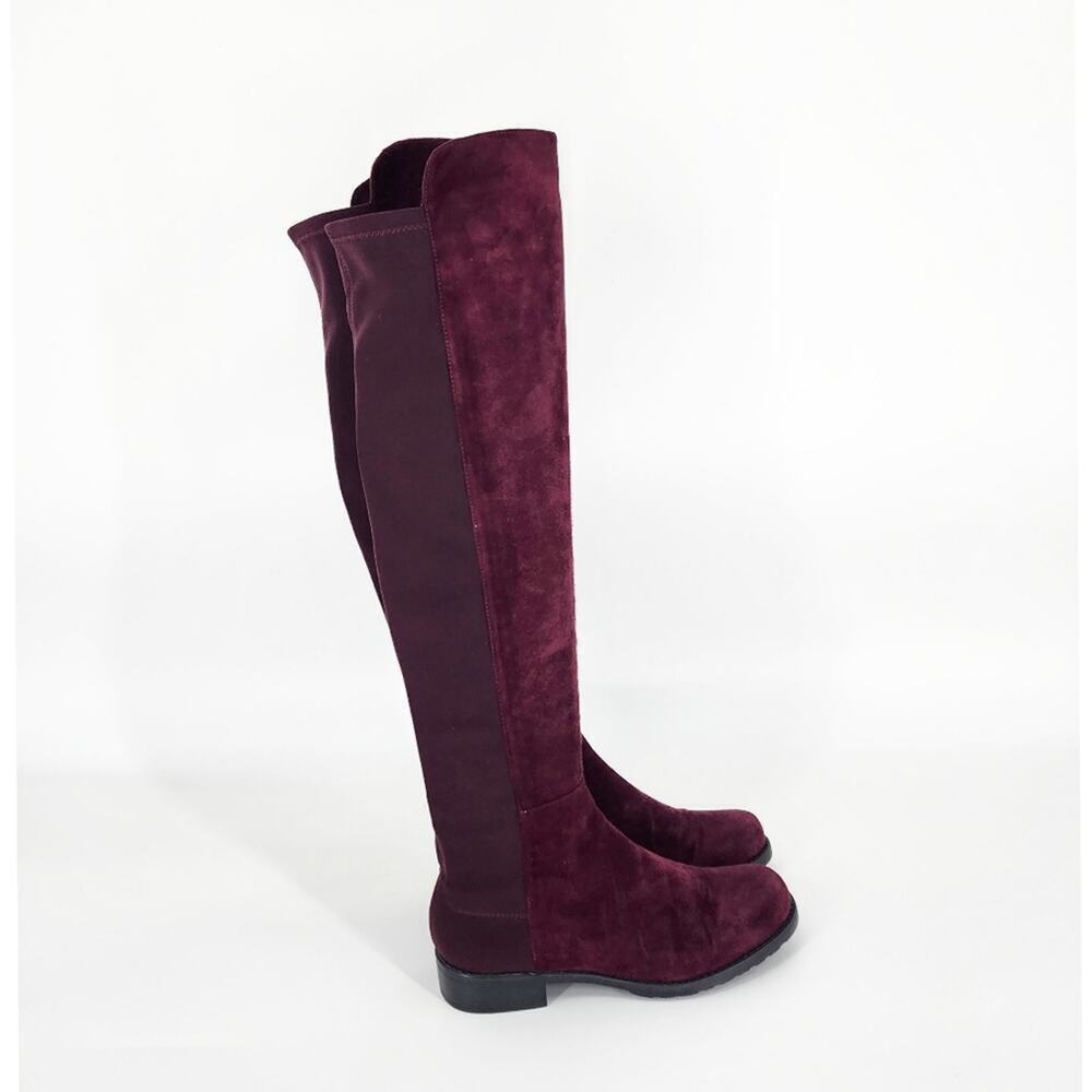 Stuart Weitzman City Greer Knee-High Suede Boots – Size 5 - Picture 2 of 6